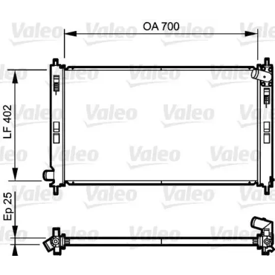 Valeo Radyatör – 735200 ürün görseli