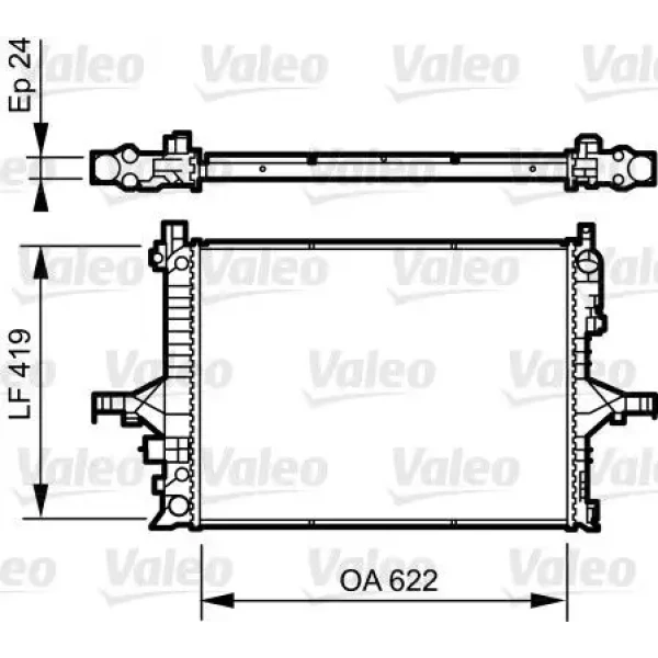 Valeo Radyatör – 735237 / OEM 8603840