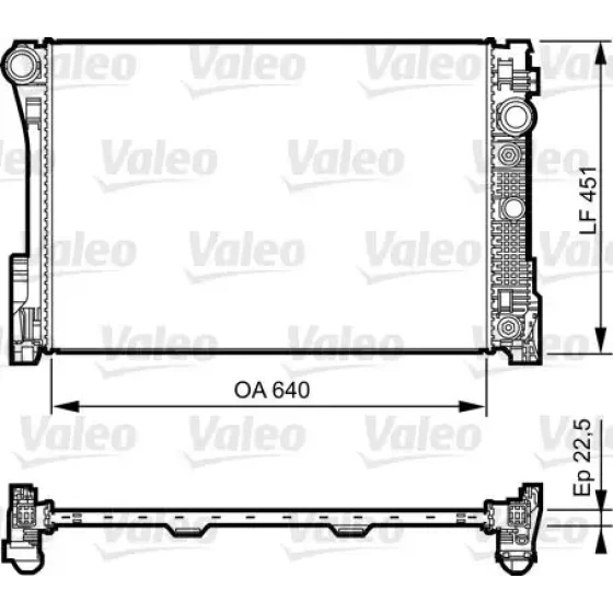 Valeo Radyatör – 735285 ürün görseli