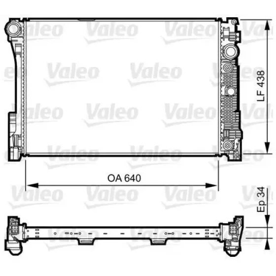 Valeo Radyatör – 735292 / OEM A2045003603 ürün görseli