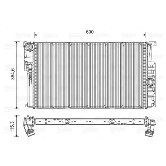 Valeo Radyatör – 735454 ürün görseli