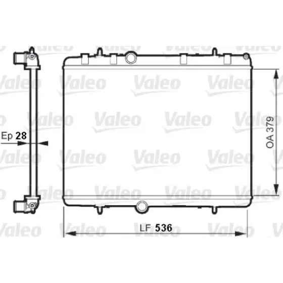 Valeo Radyatör – 735608 ürün görseli