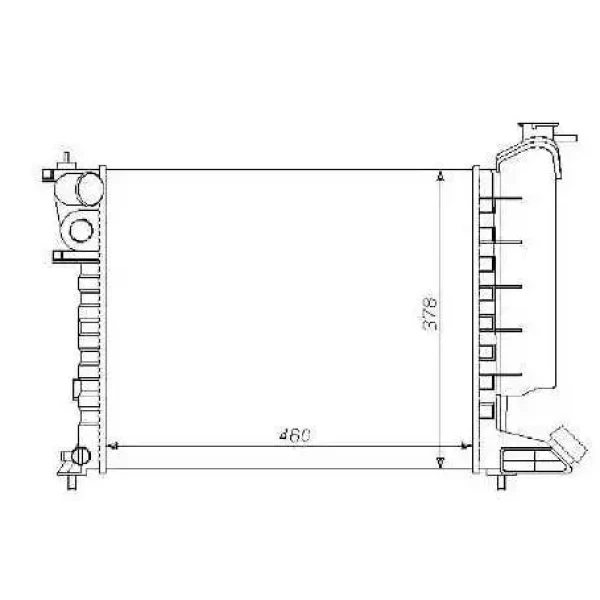 MGA Radyatör – 80144 / OEM 1301J8
