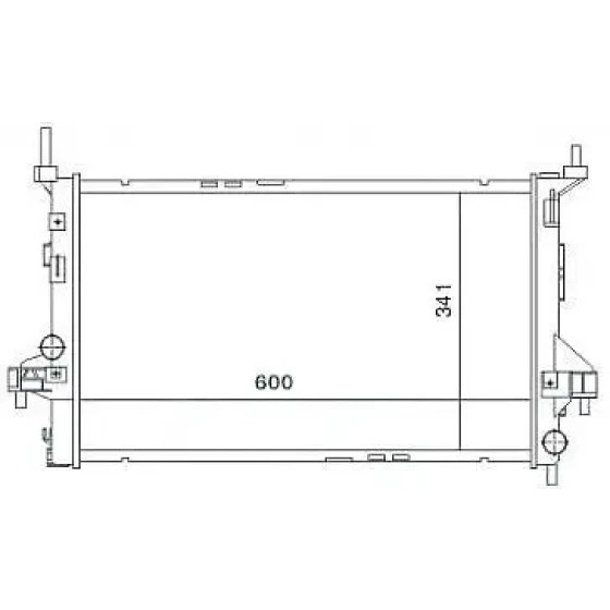 MGA Radyatör – 80170 / OEM 1300259 ürün görseli
