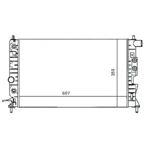 MGA Radyatör – 80174 / OEM 1300180 ürün görseli