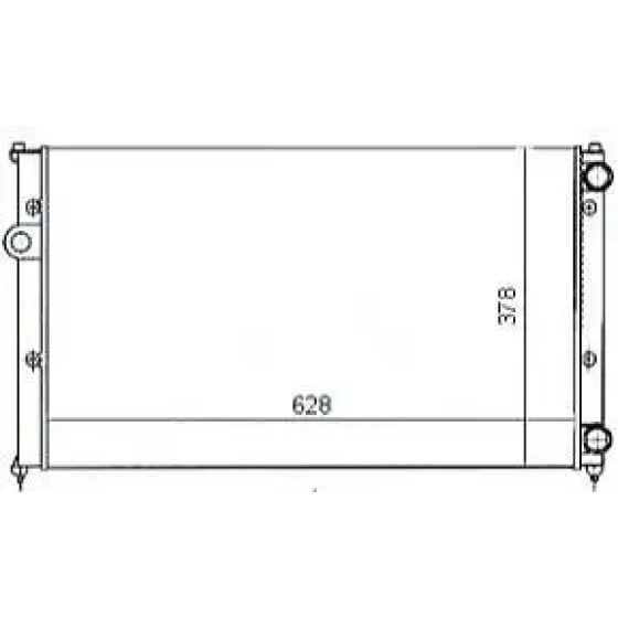 MGA Radyatör – 80178 / OEM 1H0121253P ürün görseli