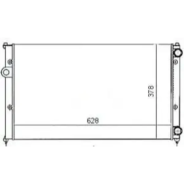 MGA Radyatör – 80178 / OEM 1H0121253P