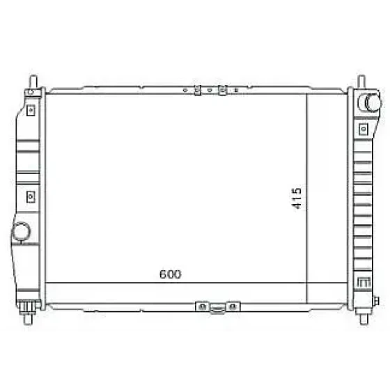 MGA Radyatör – 80392 / OEM 96536525 ürün görseli