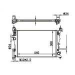 MGA Radyatör – 80409 / OEM 1300312