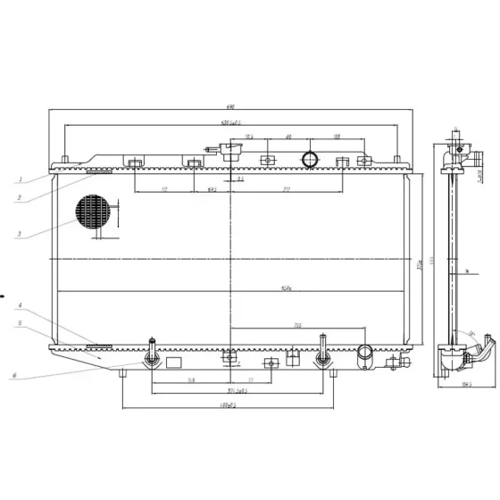 MGA Radyatör – 80480 / OEM 19010PM3901 ürün görseli
