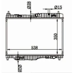 MGA Radyatör – 80576 / OEM H1BG8005CD