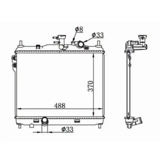 MGA Radyatör – 80634 / OEM 253101C300 ürün görseli