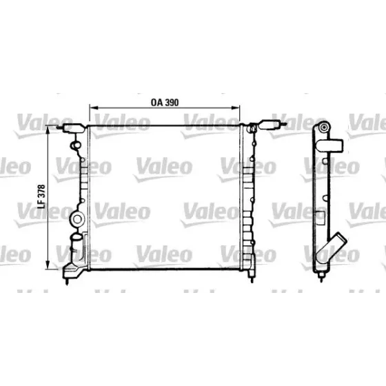 Valeo Radyatör – 816657 / OEM 7701034770 ürün görseli