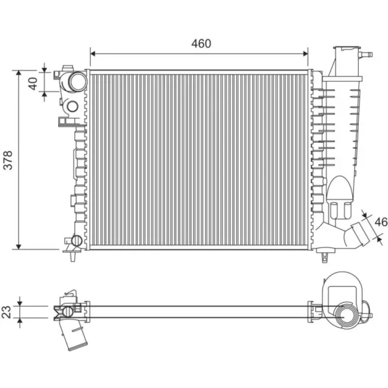 Valeo Radyatör – 816715 ürün görseli
