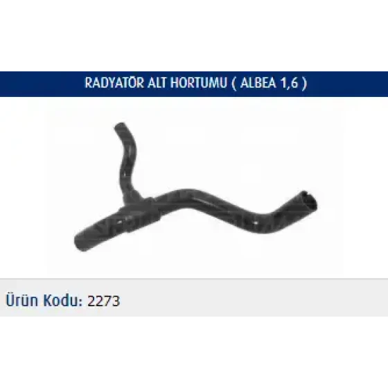 Master Radyatör Alt Hortumu – M2273 / OEM 46794465 ürün görseli