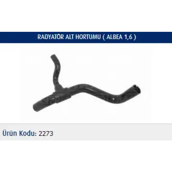 Master Radyatör Alt Hortumu – M2273 / OEM 46794465