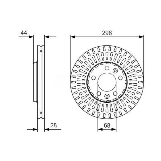 YTT Radyatör Alt Hortumu – Y50446 / OEM 215038371R ürün görseli