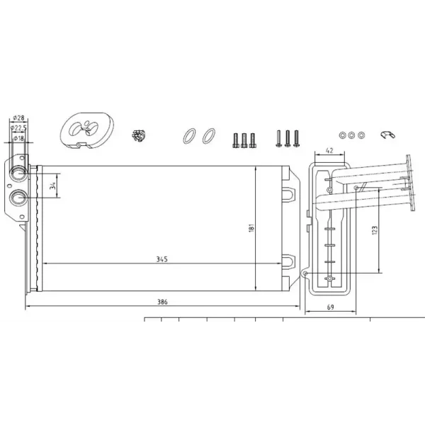 YTT Radyatör Alt Hortumu – Y81176 / OEM 17127617364