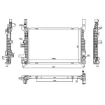 ORIS Radyatör – BFR902026 / OEM 1889730F1F18005HB