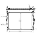 ORIS Radyatör – BRN018022 / OEM 8200117609