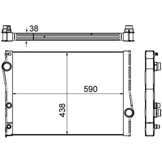 Mahle Radyatör – CR1049000S / OEM 17117807624 ürün görseli