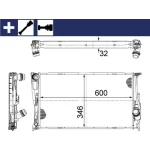 Mahle Radyatör – CR1083000S / OEM 17117790297