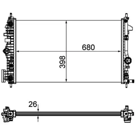 Mahle Radyatör – CR1103000P ürün görseli