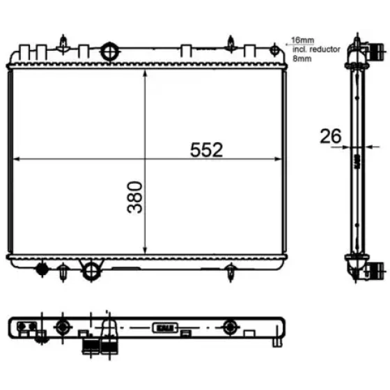 Mahle Radyatör – CR1144000P ürün görseli