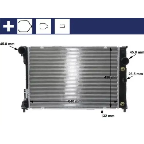 Mahle Radyatör – CR1176000S ürün görseli