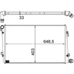 Mahle Radyatör – CR1203000S / OEM 1K0121251AM