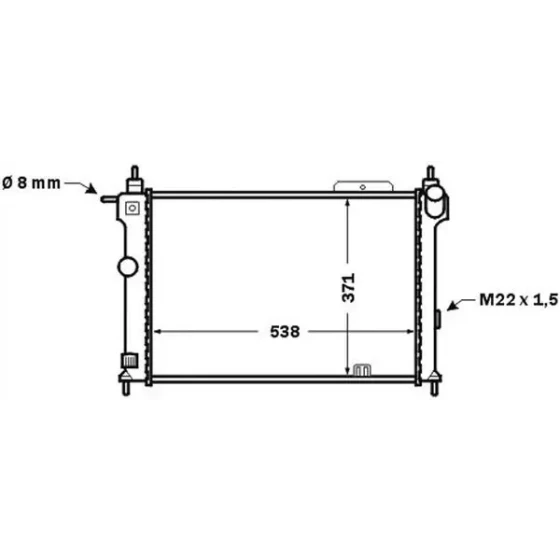 Mahle Radyatör – CR1493000S ürün görseli