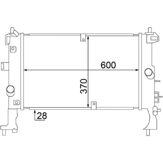 Mahle Radyatör – CR1500000S / OEM 13148295 ürün görseli