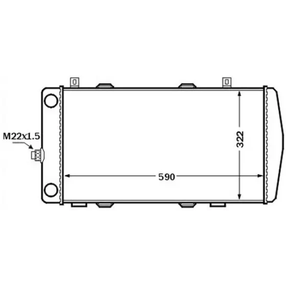 Mahle Radyatör – CR1513000S / OEM 6U0121253 ürün görseli
