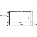 Mahle Radyatör – CR1535000S / OEM 6K0121253AS