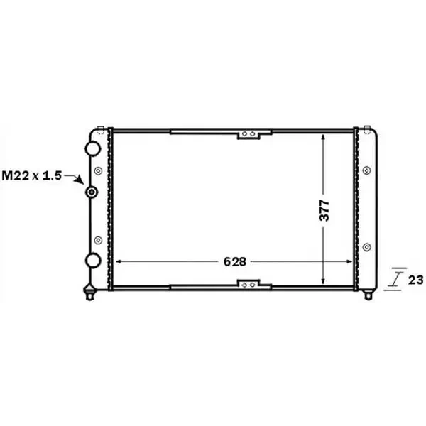 Mahle Radyatör – CR1535000S / OEM 6K0121253AS