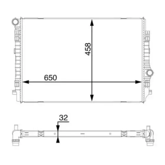 Mahle Radyatör – CR1593000S / OEM 5Q0121251EN ürün görseli