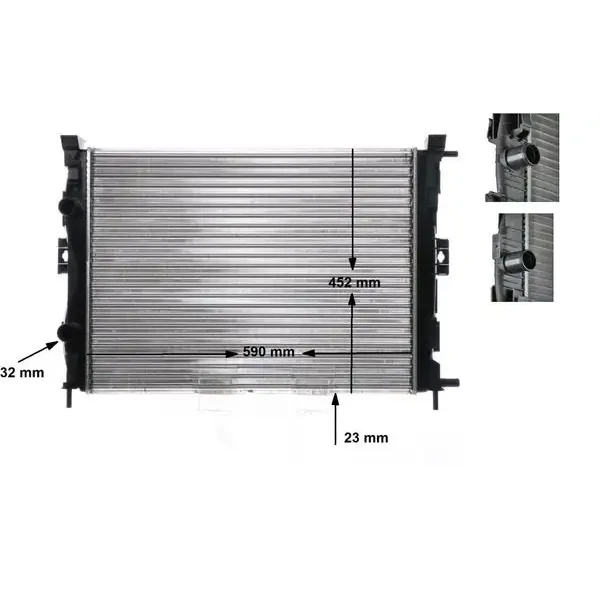 Mahle Radyatör – CR1690000S / OEM 8200115541