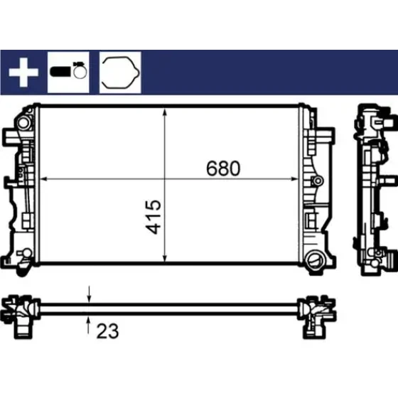Mahle Radyatör – CR1710000S ürün görseli