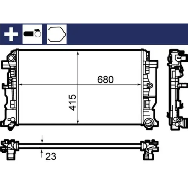 Mahle Radyatör – CR1710000S