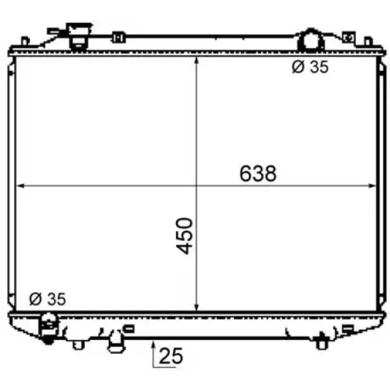 Mahle Radyatör – CR1746000S ürün görseli