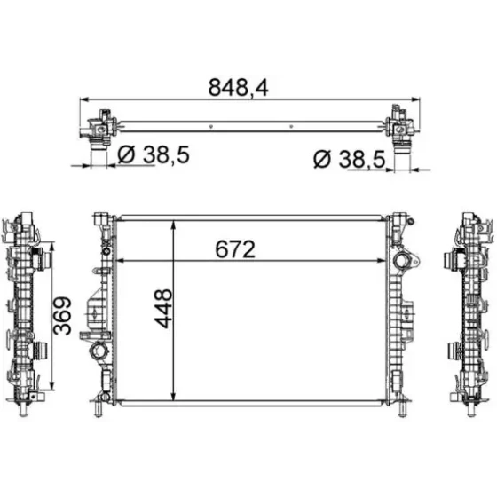 Mahle Radyatör – CR1748000S ürün görseli