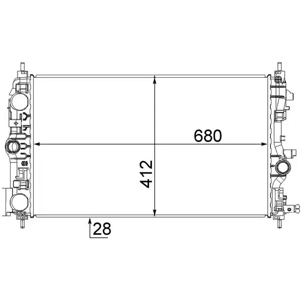 Mahle Radyatör – CR1782000S / OEM 13311078