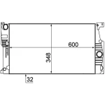 Mahle Radyatör – CR1907000P / OEM 17117600516