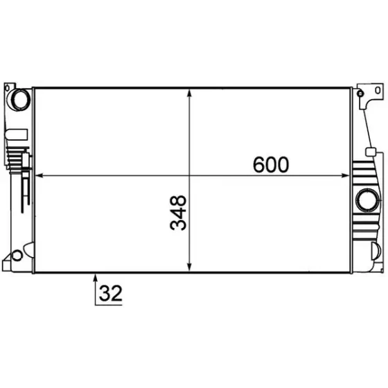 Mahle Radyatör – CR1907000P / OEM 17117600516 ürün görseli