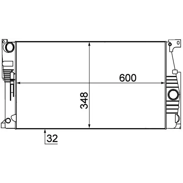 Mahle Radyatör – CR1907000P / OEM 17117600516