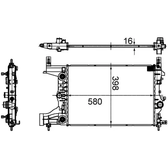 Mahle Radyatör – CR2122000S ürün görseli