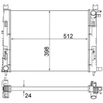 Mahle Radyatör – CR2166001S / OEM 8660003460