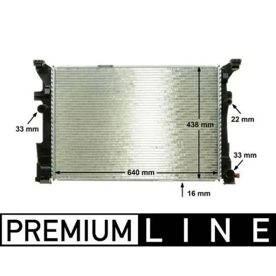 Mahle Radyatör – CR2169000P / OEM A2465001203 ürün görseli