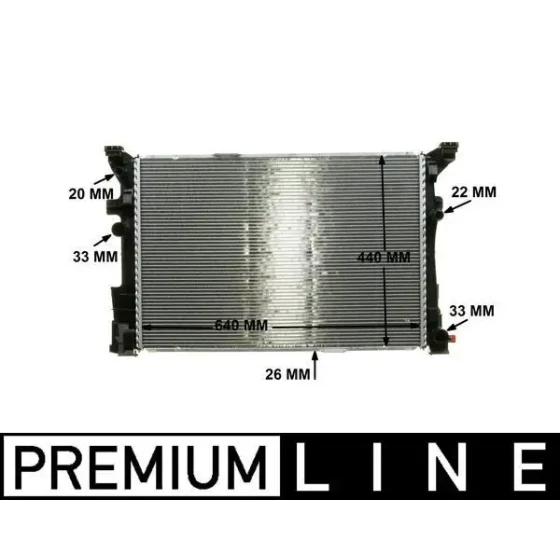 Mahle Radyatör – CR2170000P / OEM A2465001303 ürün görseli