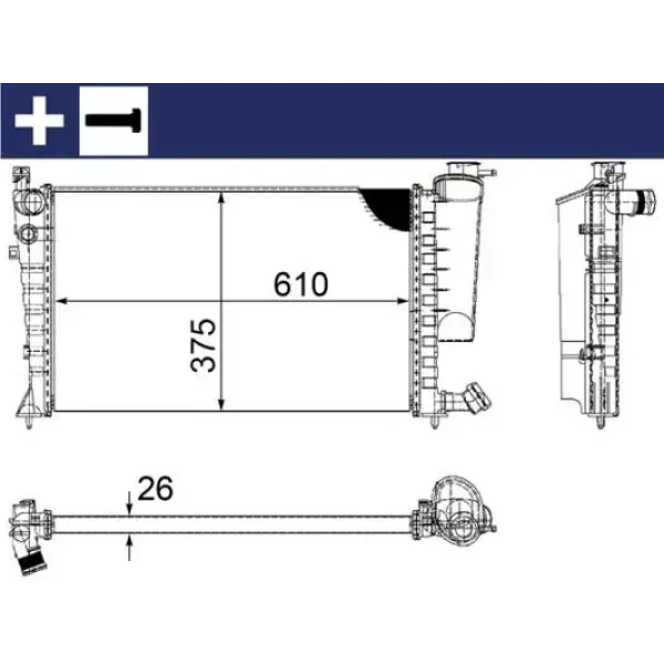 Mahle Radyatör – CR2206000S